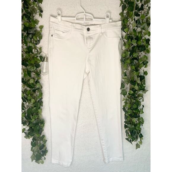 New York & Company Soho White Low rise Skinny Denim Jeans Women's 6 - Picture 3 of 11